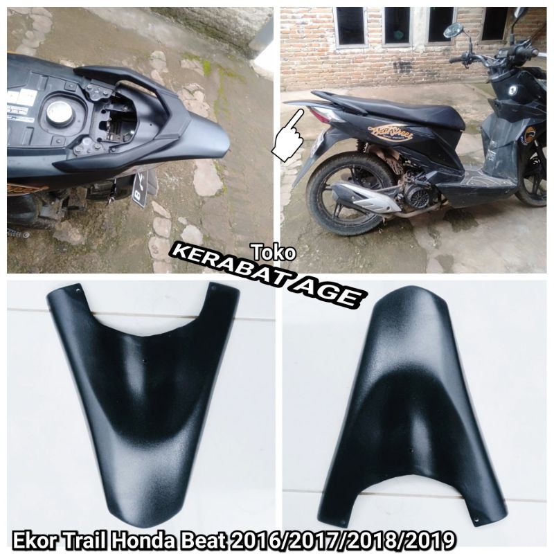 Ekor tail Ctm Custom Beat street esp Sporty Eco Modifikasi buntut belakang