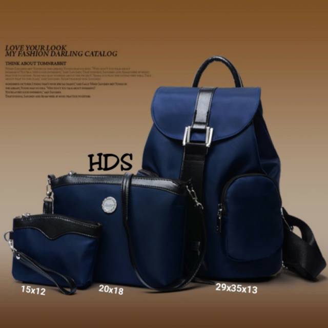 Tas Backpack Micro Satu Set 3 in 1 JOECHEBAD