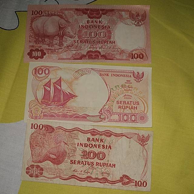 Uang kuno 100rupiah