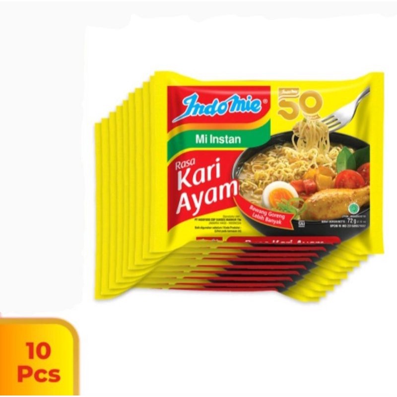 

INDOMIE KARI AYAM 10 Pcs