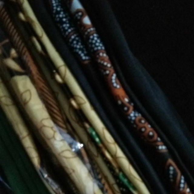 Couple Batik Keluarga Set Familly Ayah,ibu & Anak Hrb026 - Bunga Ilalang Sogan