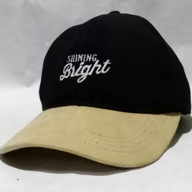 Topi Baseball Cap Distro Pria/Topi Distro Pria Premium Shining Bright