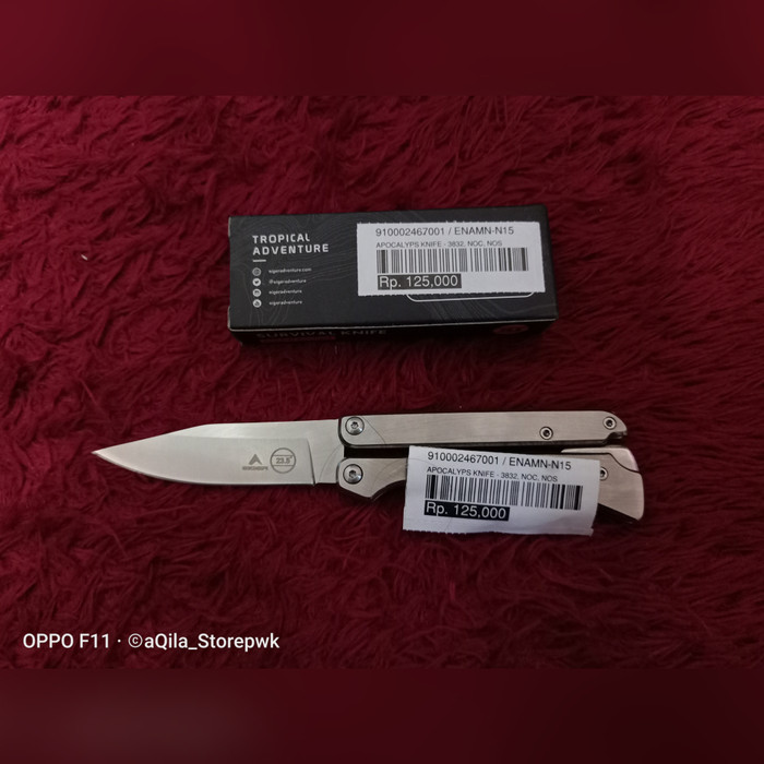 (STR89) Pisau Eiger Original Apocalyps Knife murah