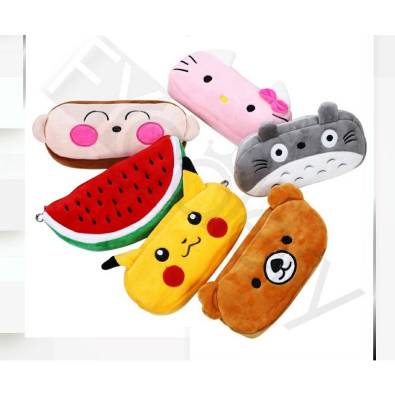 

Pouch Aksesoris Kosmetik Karakter Lucu tempat pensil