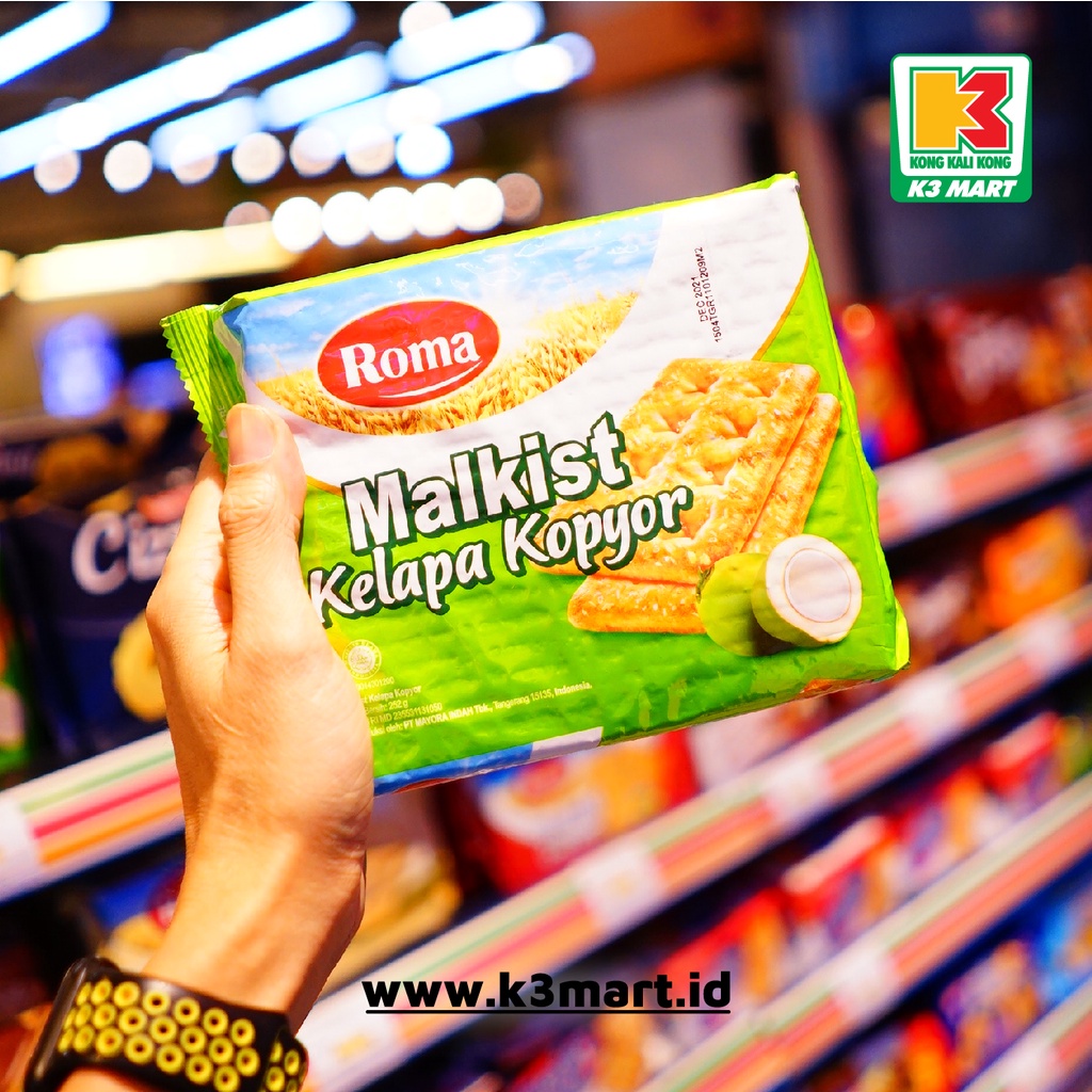 

Roma Malkist Kelapa Kopyor 252gr