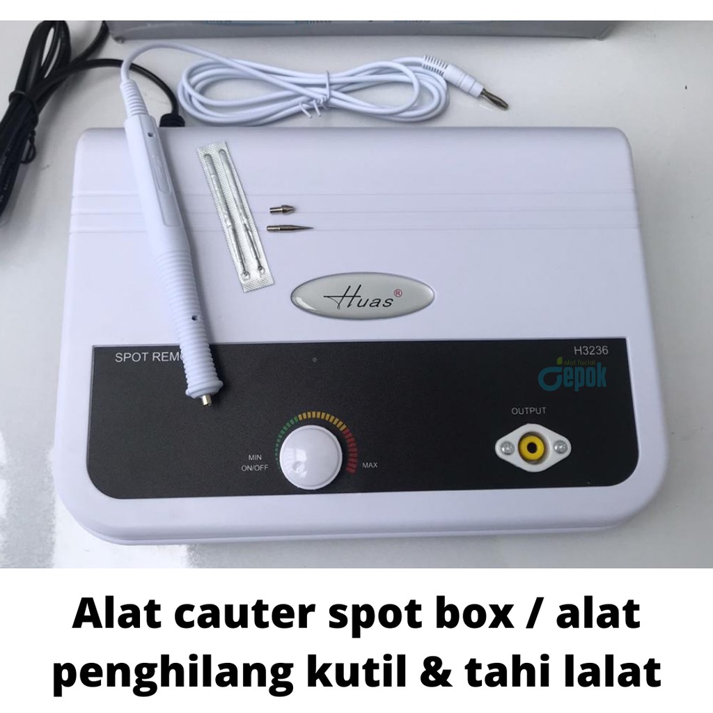 Alat soft cauter spot box huas / alat penghilang milia kutil & tahi lalat dark spot