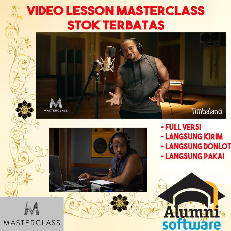 MasterClass Timbaland - Producing and Beatmaking VIDEO LIMITED EDITION