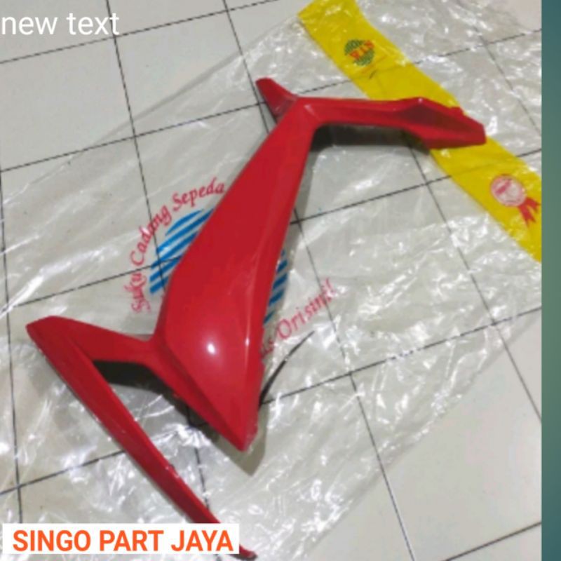 sayap tebeng samping depan kiri kanan supra x 125 fi injeksi K41 merah kilap