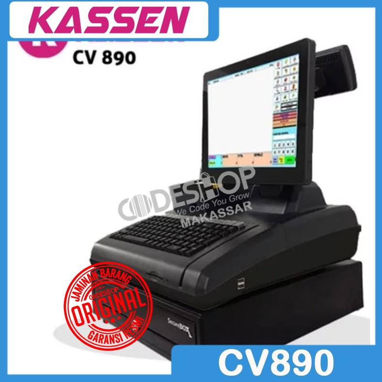 NEW PAKET MESIN KASIR KASSEN CV 890