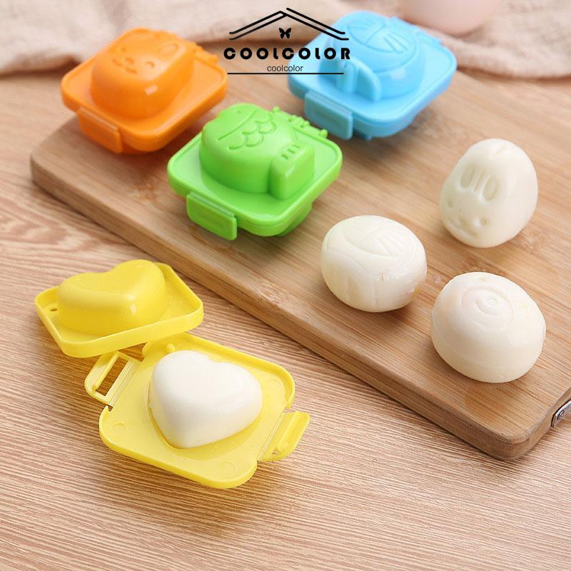 COD✨6PCS/SET Anak-anak Beras Bola Kartun Lucu Cetakan Kelinci Beruang Ikan Mobil Bintang Hati Telur Cetakan Kartun  Baking Kue Cetakan Korea Fashion Murah Import Ready Stock