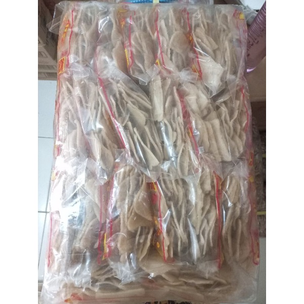 

kerupuk udang 2 gajah 1 bal isi 20 pak