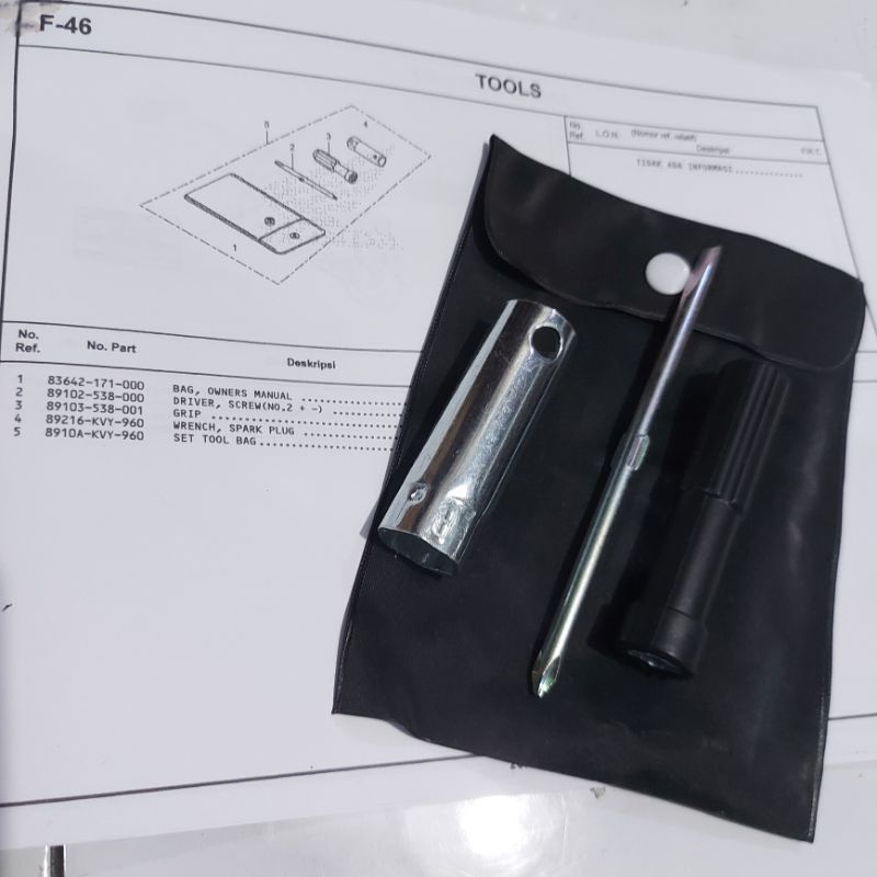 Toolkit Toolset Honda Beat Scoopy Spacy