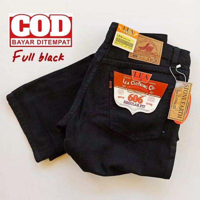 Celana Jeans Panjang Pria LEA 606 Standar Reguler