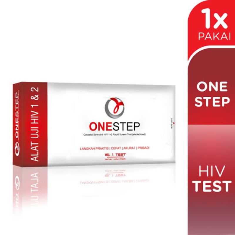 (PRIVASI TERJAMIN) Onestep HIV Alat Tes HIV One Step HIV Test