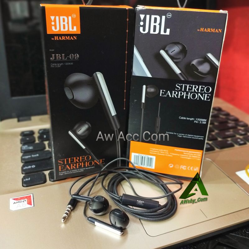 HEADSET JBL EXTRA BASS PREMIUM QUALITY EARPHONE JBL BASS STEREO [JBL-009]