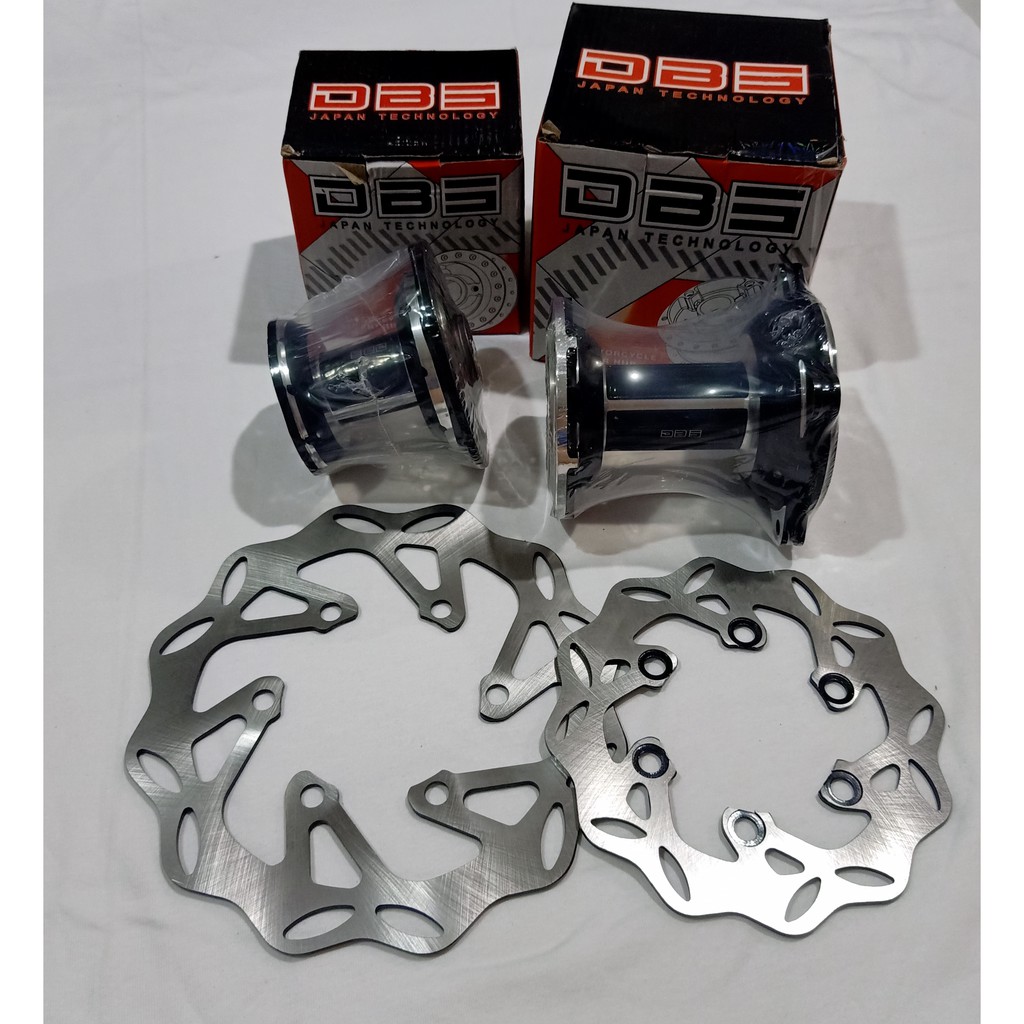 TROMOL PLUS CAKRAM 36H KLX 150 DTRACKER SET DEPAN BELAKANG DBS