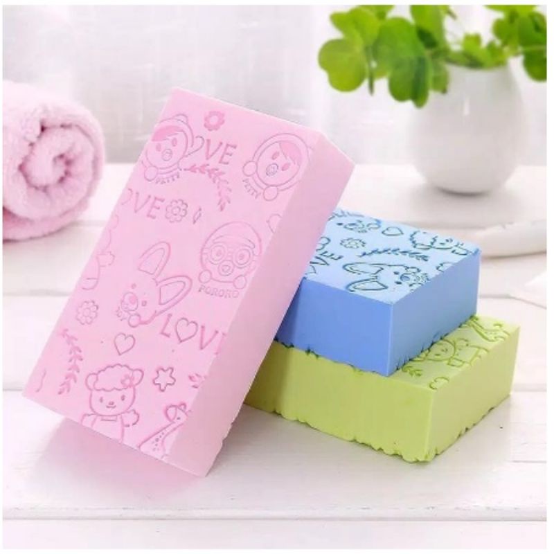 Spon Mandi Magic Korea / Sponge Pengangkat Daki / Sponge Mandi Bayi &amp; Dewasa / Sponge mengangkat Daki