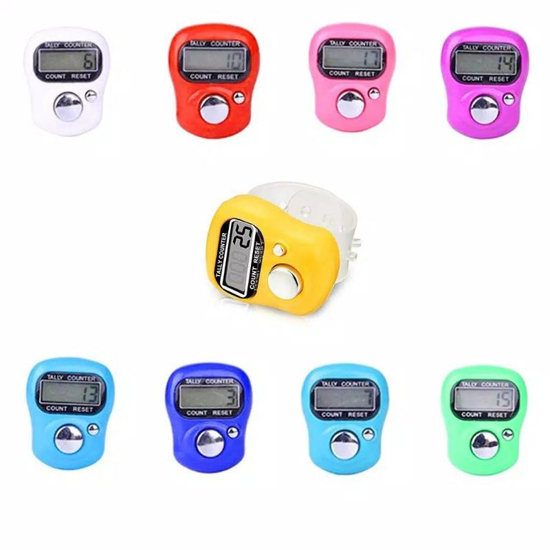 Tasbih Digital Mini alat hitung / Finger Counter / Counter Digital LED U56