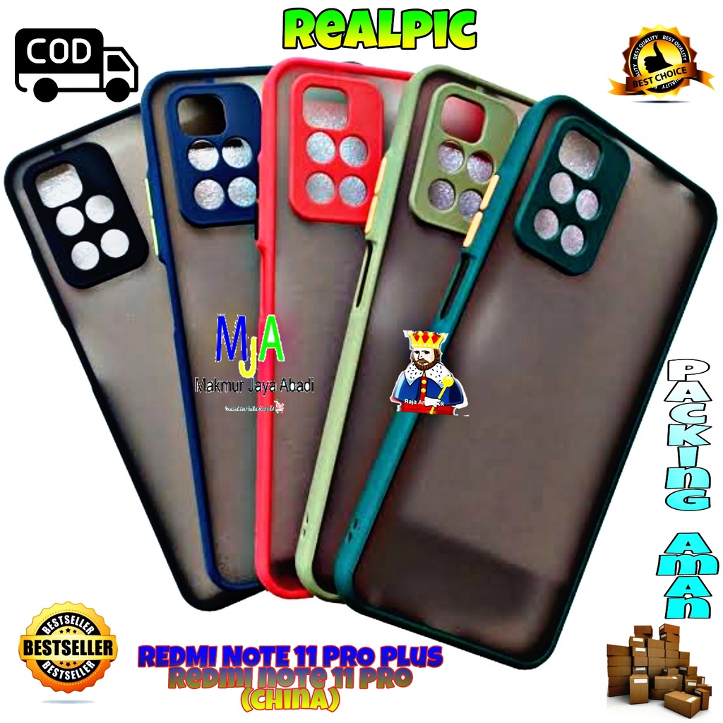 SOFTCASE XIAOMI REDMI NOTE 11 PRO PLUS - CASE MATTE FULL COLOUR MY CHOICE BUMPER CASE PELINDUNG KAMERA