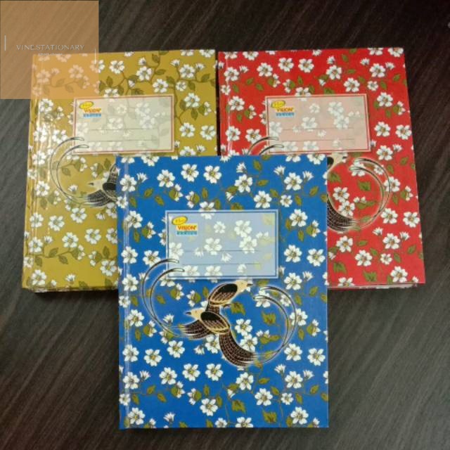 

Vision buku hard cover octavo kwarto folio isi 100 200 lembar/BUKU KWARTO/VINESTATIONARY