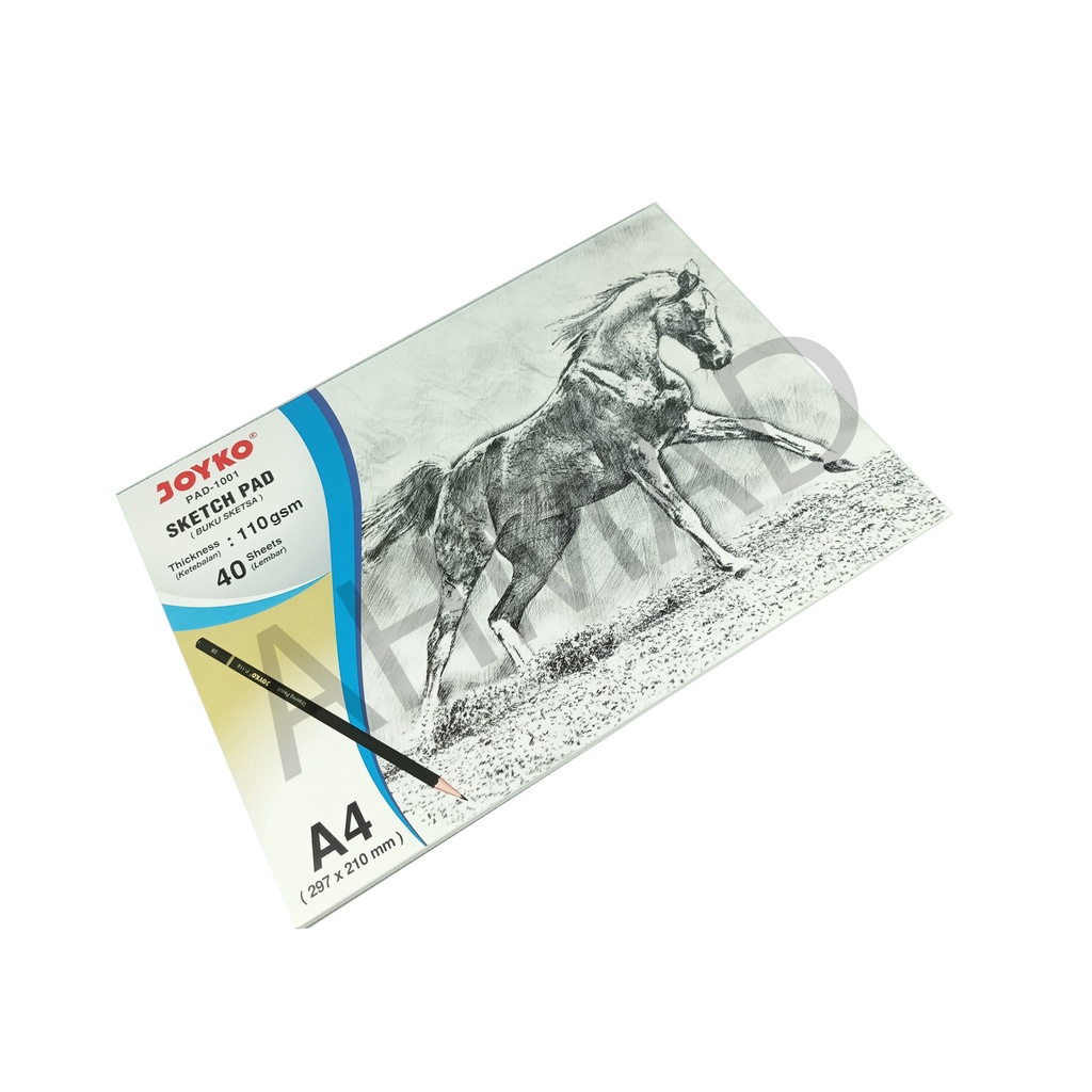 

Sketch PAD-1001 Pad Joyko A4 110gsm - 40 lembar / Pack