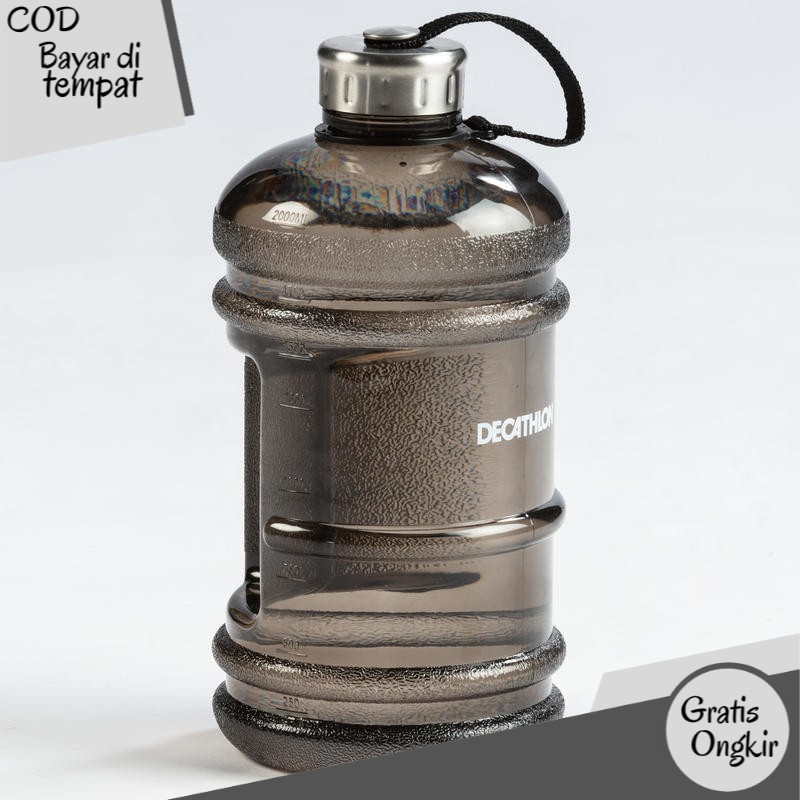 Decathlon Domyos Botol Minum Hitam 2,2 Liter - 8518851 TN2