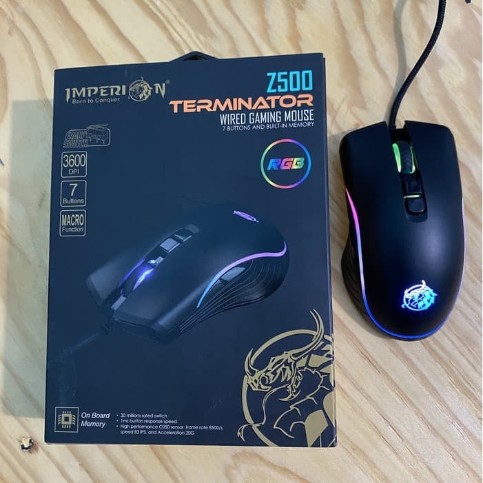 Imperion Terminator Z500 Macro Wired Gaming Mouse