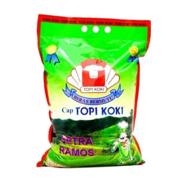 

bg20t01r Topi Koki Beras Sentral Ramos 5Kg - Beras Topi Koki Sv012Ss