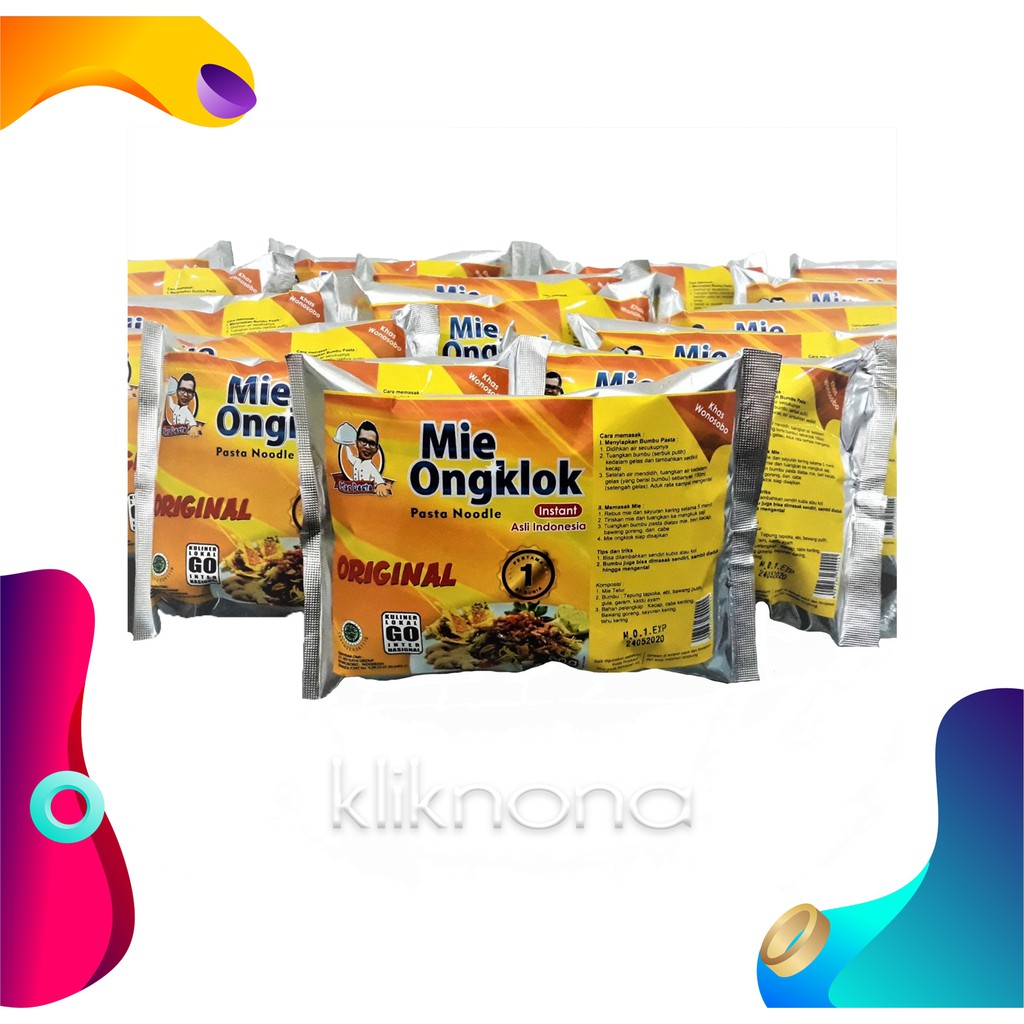 

Mie Ongklok Instant Asli Makanan Khas Wonosobo