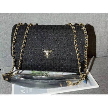 *PGBAGS*TAS SELEMPANG/BAHU WANITA GSS/GUESS* RAJUT RYAN CROSSBODY BAG IMPORT/PREMIUM#155642