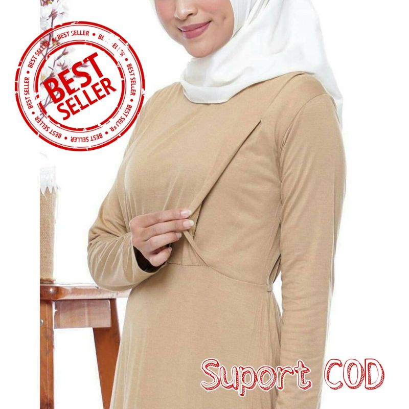 Baju menyusui BUSUI Bukaan kanan kiri