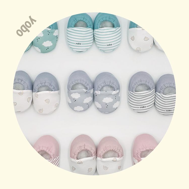 Sepatu Newborn BabyU Yobo Embossed / Shoes Baby Newborn