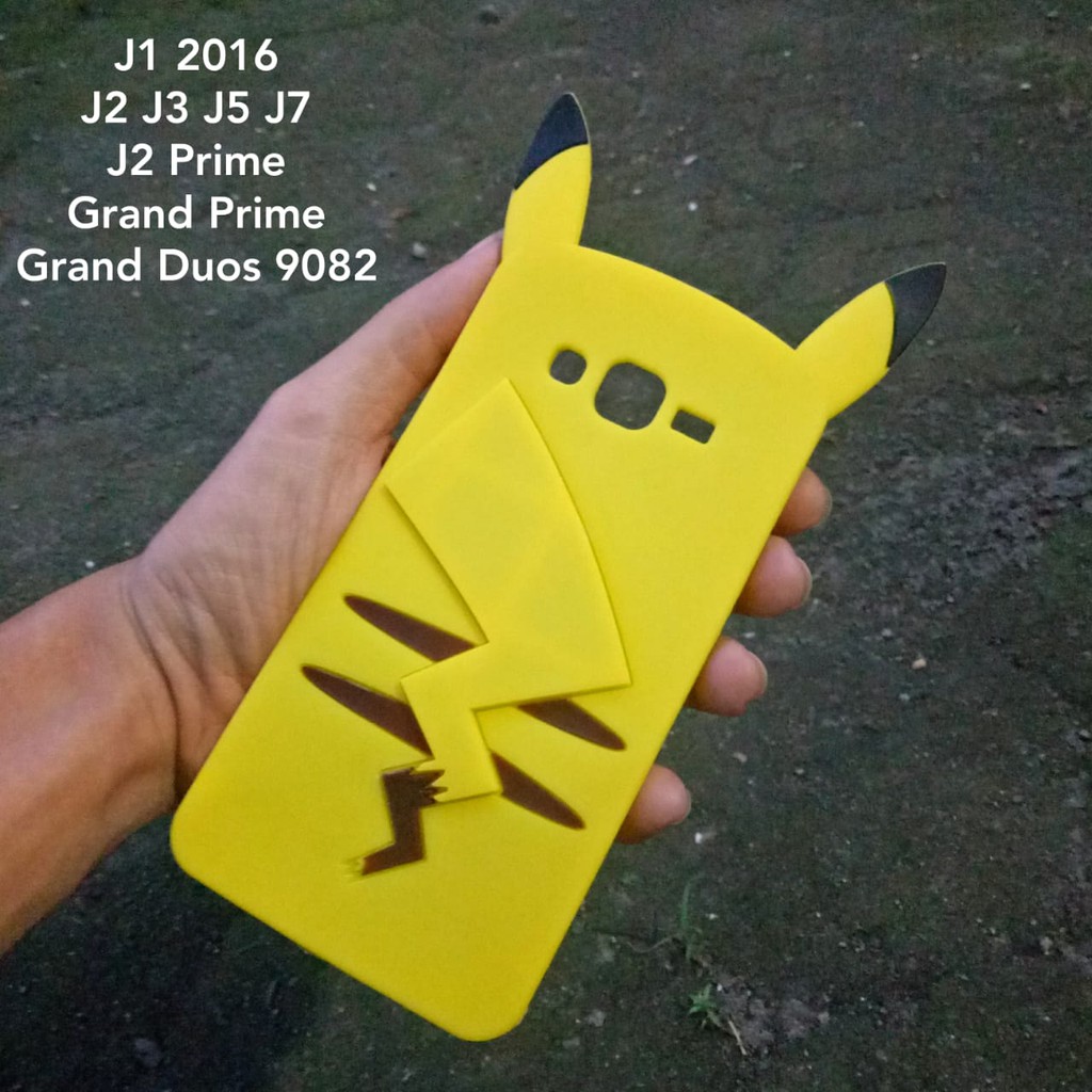 SALE Case 3D Samsung J2 J3 J5 J7 Core J2 Prime Grand Neo Duos 9082 9060 Grand Prime J1 2016 Pikachu