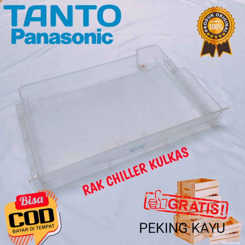 RAK CHILLER RAK PENAMPUNG AIR KULKAS TANTO PANASONIC 1 PINTU ORIGINAL