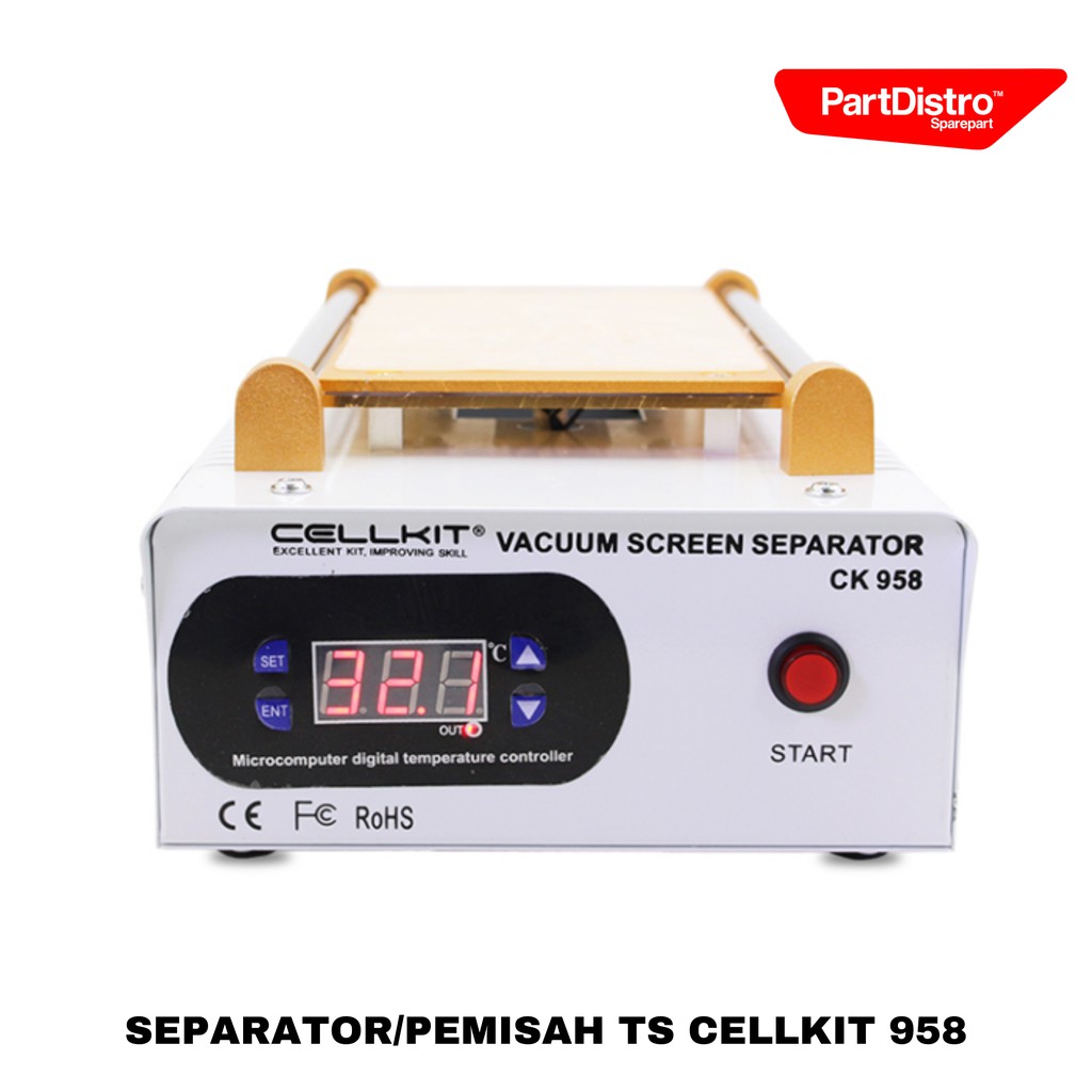 VACUUM SCREEN SEPARATOR PEMISAH LCD TOUCHSCREEN 7INCH CELLKIT CK 958