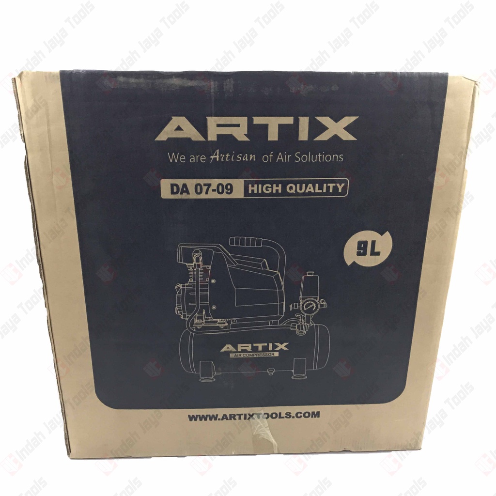 ARTIX Direct DA 0709 Kompresor Angin 550 Watt 3/4 HP 9 L Mesin Pompa