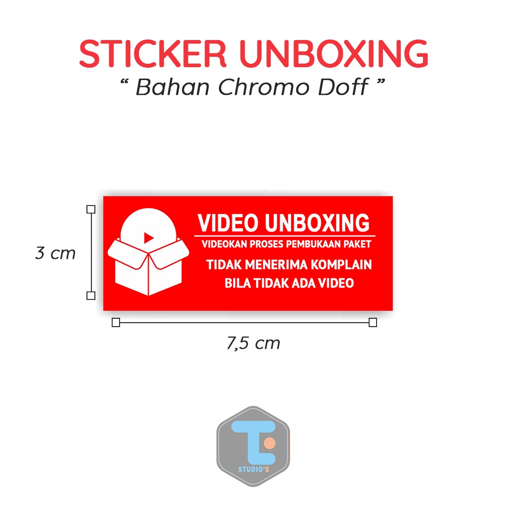 

Sticker Unboxing Pengiriman Stiker Fragile Wajib Video Unboxing Label Keamanan Segel paket Online Shop