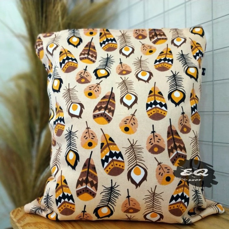 EQ-TAS WANITA(RESLETING) NUDIE BAG / TOTE BAG KANVAS BESAR BAHAN TEBAL LEMBUT MURAH BISA COD FLORAL