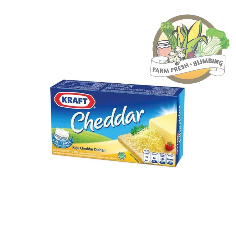 

Keju Kraft Cheddar 165 gr Fram Fresh