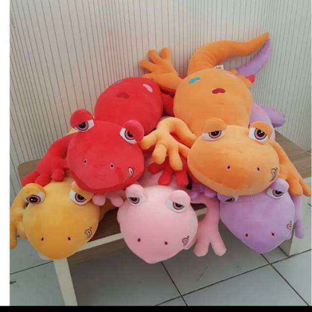 Boneka cicak reptil