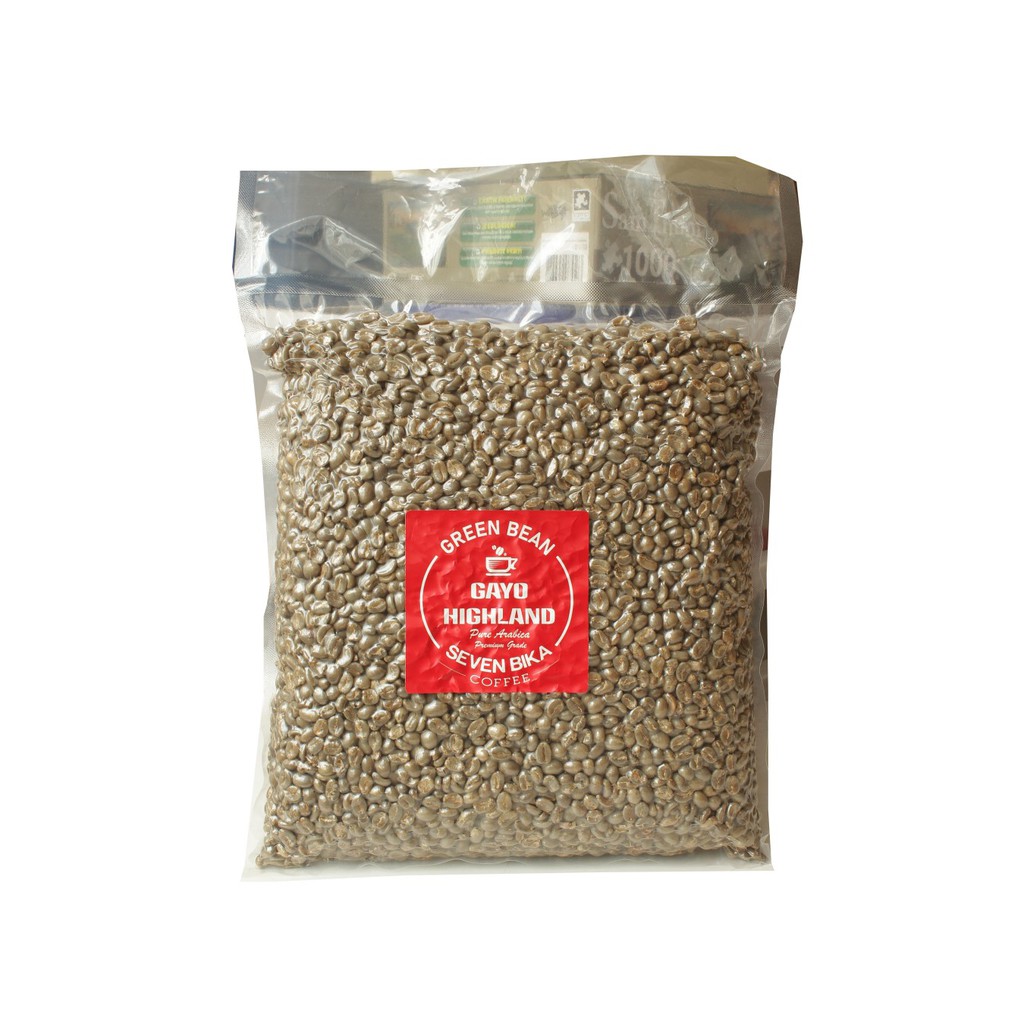 

Seven Bika Gayo Highland Green Beans [Biji Mentah] Grade1 2.5 Kg