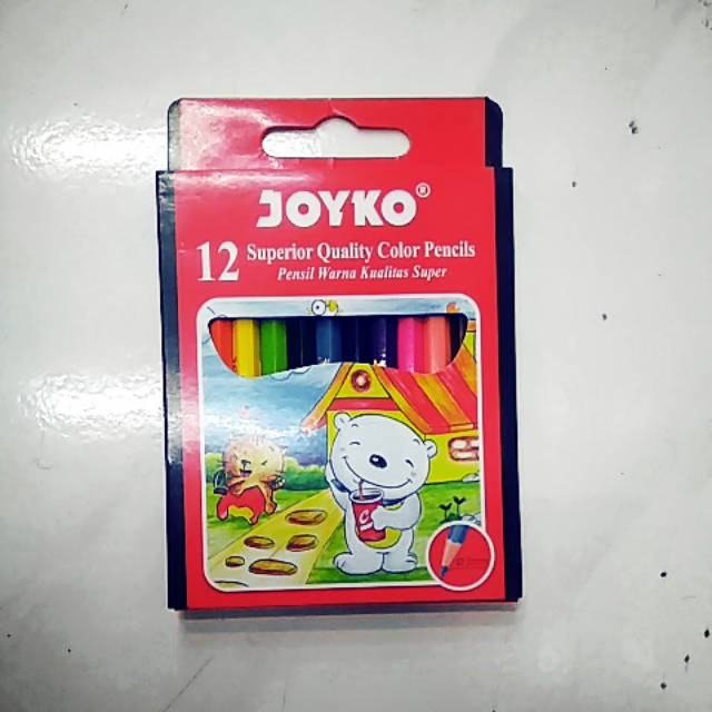 

Pensil warna joyko 12 warna pendek