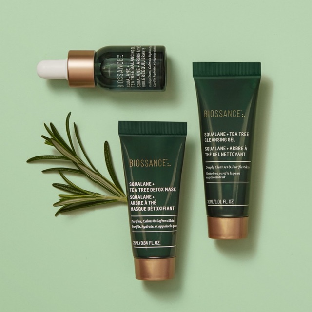 biossance squalane and tea tree cleansing gel