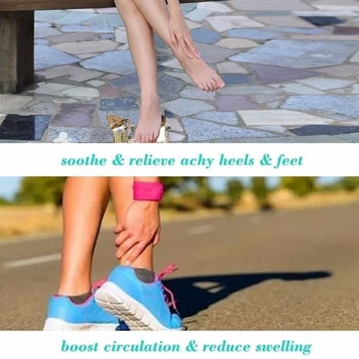 2 PCS SOCKS ANGEL ease pain kaos kaki mengurangi nyeri kaki achy heels