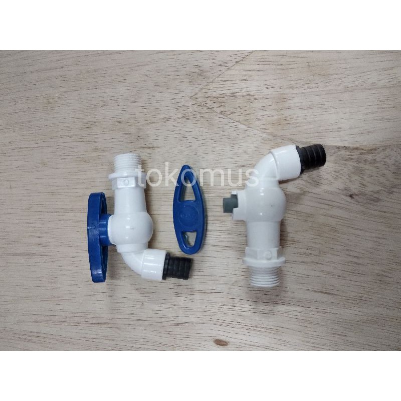 Keran/Kran Air PVC Model Engkol Cabut/Keran Taman Tembok-CABUT