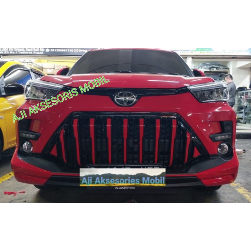 GRILL TOYOTA RAIZE LIST MERAH GRILL RAIZE 2021 2022