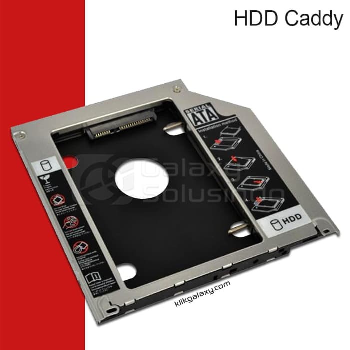 HDD Caddy SATA 3   Second Hardisk Slot Laptop 9 7mm
