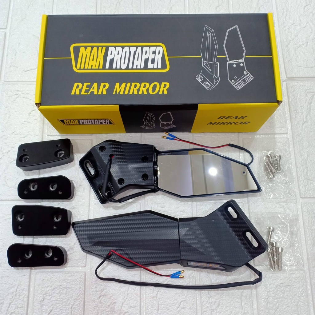 Spion Winglet  LED sein Ninja 250FI CBR R15 R25 NMAX XMAX PCX dan lainya