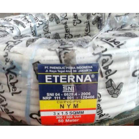 Kabel eterna 3x1.5 /kabel eterna 3x1.5/ 1Roll Eterna 50meter