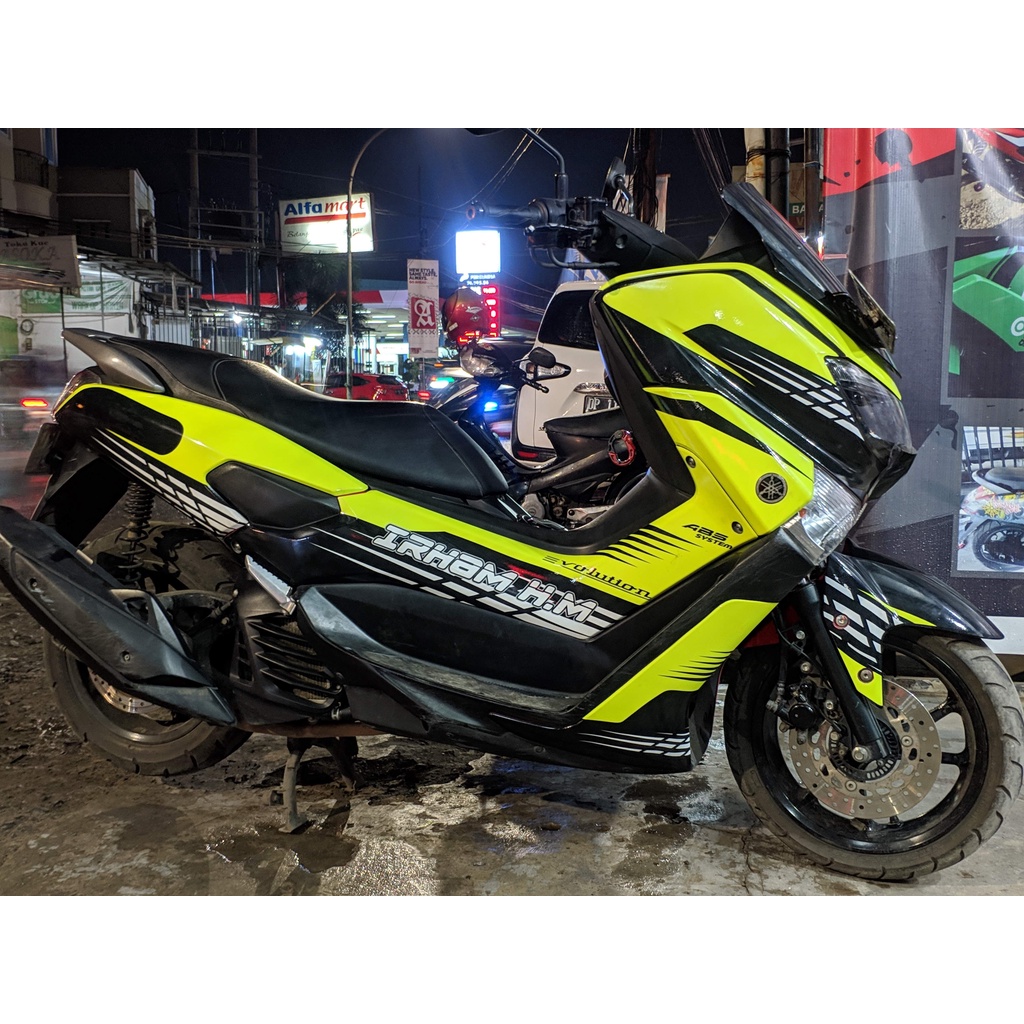 Stiker Nmax Decal Full Body Nmax Premium Yellow Glossy DNKZ